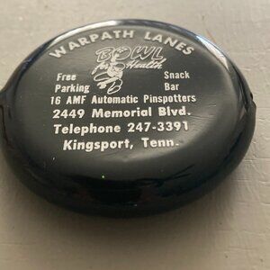 Vintage black coin holder - 70's